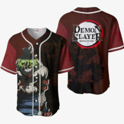Gyutaro Kimetsu No Yaiba Demon Slayer Anime Baseball Jersey